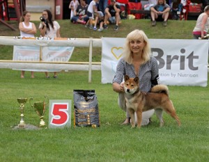Manami Prima Nova, BIG - 5. místo V. sk. FCI - nadšení je zjevné! :D Manami Prima Nova, BIG - 5. místo V. sk. FCI - nadšení je zjevné